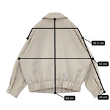 ZARA フェイクスウェード ジャケット 比翼ジップ ブルゾン ベージュ レディース ザラ【中古】5-1208T∞