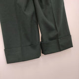 ANGLOBAL SHOP 597-7240006 センタープレススラックス パンツ グリーン レディース アングローバルショップ【中古】5-1208T∞