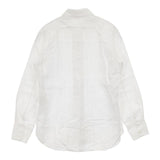45R/45rpm リネンタック908SHIRT 定価41800円 長袖シャツ ホワイト レディース フォーティーファイブアールピーエム【中古】6-0404M∞