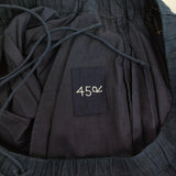 45R/45rpm スーピマオーガニックバチストのプリーツイージースカート（インディゴ）定価86900円 ロングスカート ネイビー レディース フォーティーファイブアールピーエム【中古】5-1108M♪