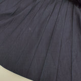 45R/45rpm スーピマオーガニックバチストのプリーツイージースカート（インディゴ）定価86900円 ロングスカート ネイビー レディース フォーティーファイブアールピーエム【中古】5-1108M♪