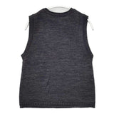 MHL. 595-6261502 ウールノースリーブ ニット ベスト チャコールグレー レディース エムエイチエル【中古】5-1208T∞