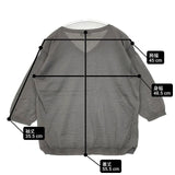 MARGARET HOWELL 578-9163011 リネン Vネック HIGH GAUGE GURENSEY KNIT セーター ニット グレー レディース マーガレットハウエル【中古】6-0404M∞