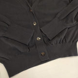 nano universe LB.03 GIZA強撚コットンカーディガン 定価13200円 カーディガン ネイビー レディース ナノユニバース【中古】6-0126M∞