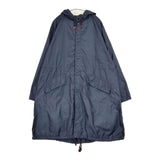 45R/45rpm フード付き ナイロンコート 定価28600円 コート ネイビー レディース フォーティーファイブアールピーエム【中古】6-0111M∞
