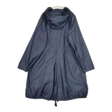 45R/45rpm フード付き ナイロンコート 定価28600円 コート ネイビー レディース フォーティーファイブアールピーエム【中古】6-0111M∞