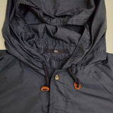 45R/45rpm フード付き ナイロンコート 定価28600円 コート ネイビー レディース フォーティーファイブアールピーエム【中古】6-0111M∞