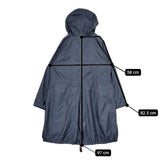 45R/45rpm フード付き ナイロンコート 定価28600円 コート ネイビー レディース フォーティーファイブアールピーエム【中古】6-0111M∞