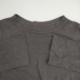 45R/45rpm コットン 長袖Ｔシャツ カットソー ロンＴ チャコールグレー レディース フォーティーファイブアールピーエム【中古】6-0126M∞