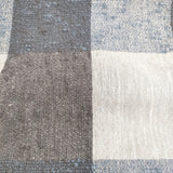 tumugu ネップ チェック ストール グレー チャコールグレー レディース ツムグ【中古】6-0212M◎