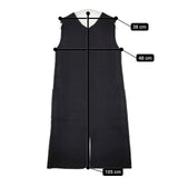 AZUL by MOUSSY SWEATTER LONG VEST ロング ベスト ブラック レディース アズールバイマウジー【中古】5-1218M∞