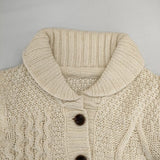 Sunny clouds ケーブル ノースリーブ ニット ベスト アイボリー レディース サニークラウズ【中古】5-1218T∞