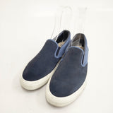 Keds MAIN SAIL 2 SLIP ON スウェード スエード 25cm US8 スニーカー ネイビー ブルー レディース ケッズ【中古】5-1222G◎