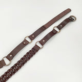 23区 メッシュ レザー ベルト ブラウン レディース 23区【中古】6-0110G∞