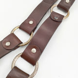 23区 メッシュ レザー ベルト ブラウン レディース 23区【中古】6-0110G∞