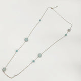 23区 石付き ロング ネックレス ゴールド エメラルドグリーン レディース 23区【中古】6-0110G∞