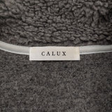 CALUX CALUX BOA ZIP ボアジャケット CA25DEU-BZ02 スタンドカラー ブルゾン グレー レディース キャラクス【中古】5-1213T♪