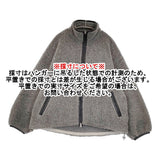 CALUX CALUX BOA ZIP ボアジャケット CA25DEU-BZ02 スタンドカラー ブルゾン グレー レディース キャラクス【中古】5-1213T♪