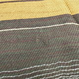 tamaki niime ウールコットン大判ショールマフラー ストール オレンジ ブラウン レディース 玉木新雌/タマキニイメ【中古】5-1202T◎