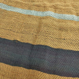 tamaki niime ウールコットン大判ショールマフラー ストール オレンジ ブラウン レディース 玉木新雌/タマキニイメ【中古】5-1202T◎