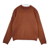 MHL. 595-7263508 FINE SHETLAND KNIT ウール 定価20900円 セーター ニット ブラウン系 レディース エムエイチエル【中古】5-1218T∞