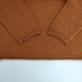 MHL. 595-7263508 FINE SHETLAND KNIT ウール 定価20900円 セーター ニット ブラウン系 レディース エムエイチエル【中古】5-1218T∞