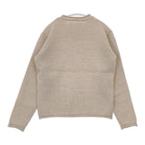 MHL. 595-7263508 FINE SHETLAND KNIT ウール 定価20900円 セーター ニット ベージュ レディース エムエイチエル【中古】5-1208T∞