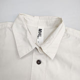 MHL. 595-0152543 GARMENT DYE BASIC POPLIN ブラウス シャツ ベージュ レディース エムエイチエル【中古】6-0404S∞