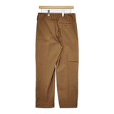 MARGARET HOWELL 578-0243606 WASHED COTTON TWILL TROUSERS 定価35200円 パンツ ブラウン レディース マーガレットハウエル【中古】6-0227G△