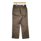 MHL. 595-7243501 DRY DRILL TROUSERS センタープレス コットン 定価26400円 パンツ ブラウン レディース エムエイチエル【中古】6-0227G△