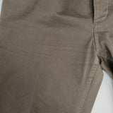 MHL. 595-7243501 DRY DRILL TROUSERS センタープレス コットン 定価26400円 パンツ ブラウン レディース エムエイチエル【中古】6-0227G△