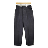 MHL. 595-8243502 DENSE COTTON DRILL TROUSERS 定価28600円 パンツ ブラック レディース エムエイチエル【中古】6-0227G△