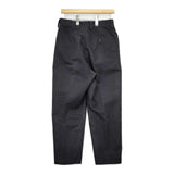 MHL. 595-8243502 DENSE COTTON DRILL TROUSERS 定価28600円 パンツ ブラック レディース エムエイチエル【中古】6-0227G△