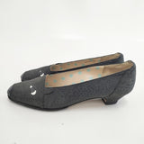 TOKIO KUMAGAI 80～90年代 猫 ネコ レザー サイズ36 パンプス ブラック レディース トキオクマガイ【中古】5-1210G◎