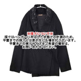 ROMEO GIGLI 羽織り カシュクール ショートコート スパンコール ジャケット ブラック レディース ロメオジリ【中古】5-1218T∞