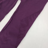 me ISSEY MIYAKE スパッツ 日本製 レギンス パープル レディース ミー イッセイミヤケ【中古】6-0310G△