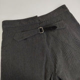 MHL. 595-6243506 COTTON WOOL DRILL TROUSER ワイドパンツ サイズ0 パンツ グレー レディース エムエイチエル【中古】5-1218T∞