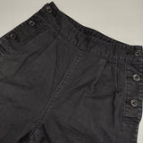MHL. タック サイドボタン チノパンツ ネイビー レディース エムエイチエル【中古】6-0227G△