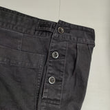 MHL. タック サイドボタン チノパンツ ネイビー レディース エムエイチエル【中古】6-0227G△