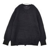 pas de calais デザインニット プルオーバー セーター ニット ブラック レディース パドカレ【中古】5-1208T∞
