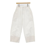 Vlas Blomme ハイカウントコットンカーゴパンツ 13522054 コットンヘンプ パンツ オフホワイト レディース ヴラスブラム【中古】6-0404M∞
