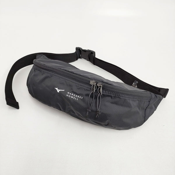 MARGARET HOWELL/Mizuno NYLON RIPSTOP ボディバッグ 定価13200円 578-5135006 25SS ブラック レディース マーガレットハウエル/ミズノ【中古】5-1115G♪