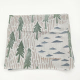 mina perhonen 未使用品 one day 手ぬぐい ta0040 コットン ハンカチ グレー レディース ミナペルホネン【中古】6-0212G∞