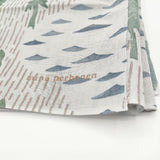 mina perhonen 未使用品 one day 手ぬぐい ta0040 コットン ハンカチ グレー レディース ミナペルホネン【中古】6-0212G∞