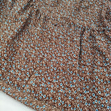 OUTDOOR PRODUCTS フラワープリントティアードドレス 定価13200円 花柄 ワンピース 25AW ブラウン レディース アウトドアプロダクツ【中古】5-1115M♪