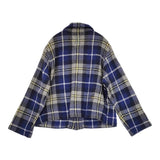 45R/45rpm インドメリノ縮絨の908テントオール 定価75900円 ジャケット ネイビー グレー レディース フォーティーファイブアールピーエム【中古】5-1213T♪