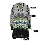 Mame Kurogouchi フェアアイルニットワンピース 定価75900円 ワンピース ホワイト ブラック レディース マメクロゴウチ【中古】5-1218T∞