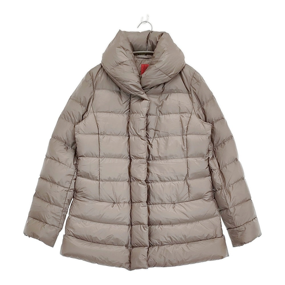 Haat ISSEY MIYAKE HA23FD576 サイズ2 ダウンジャケット グレージュ レディース ハートイッセイミヤケ【中古】5-1127A♪ Haat ISSEY MIYAKE HA23FD576 サイズ2 ダウンジャケット グレージュ