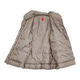 Haat ISSEY MIYAKE HA23FD576 サイズ2 ダウンジャケット グレージュ レディース ハートイッセイミヤケ【中古】5-1127A♪