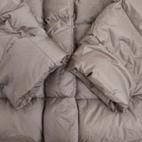 Haat ISSEY MIYAKE HA23FD576 サイズ2 ダウンジャケット グレージュ レディース ハートイッセイミヤケ【中古】5-1127A♪